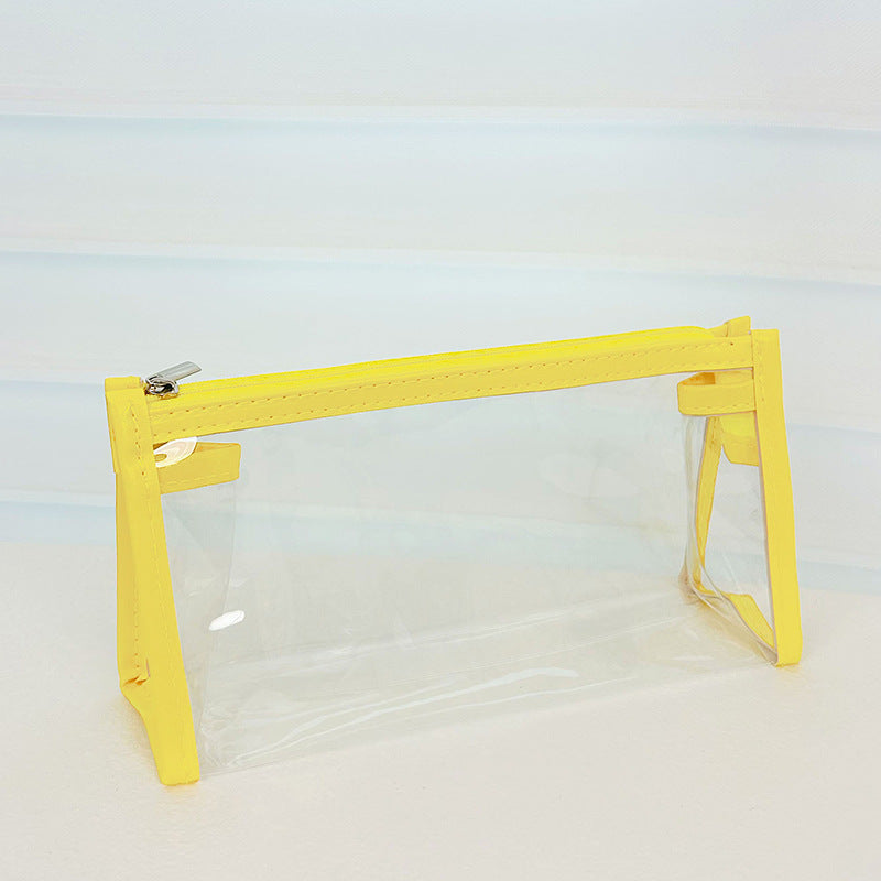 Wholesale PU Transparent Pencil Case